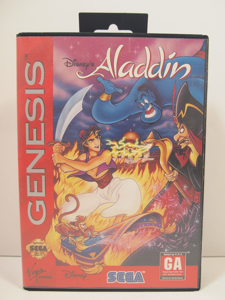 Aladdin Case (SEGA Genesis) Authentic BOX ONLY