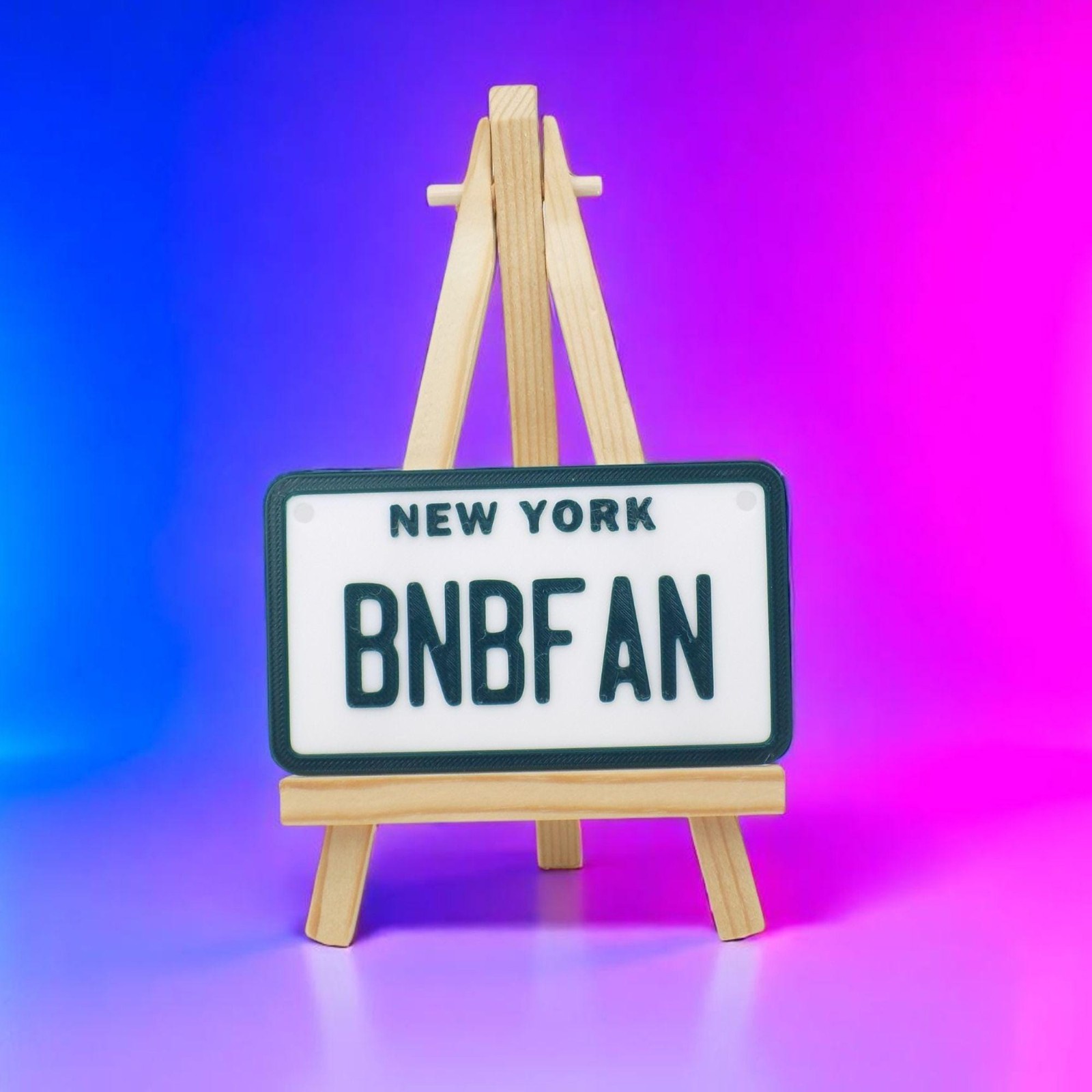 Personalized Mini State 3D License Plate – 3.75" x 2.25" Name Tag for Cozy Coupe