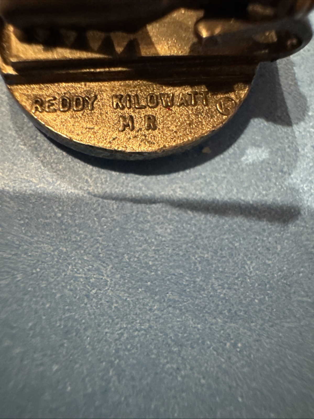 Vintage Reddy Kilowatt Silver Tie Tack Pin