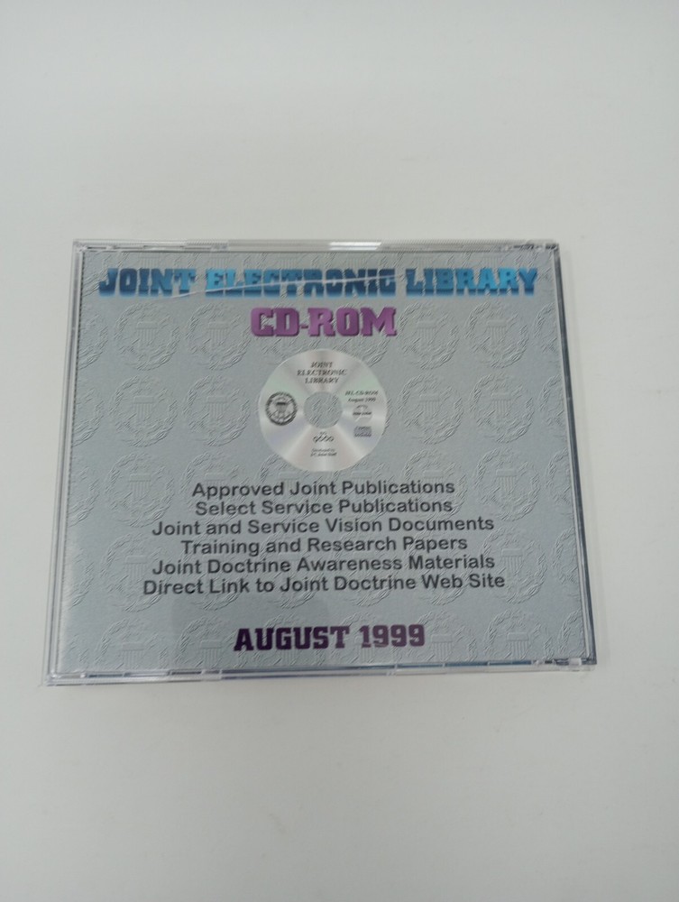 Joint Electronic Library CD-ROM August 1999 JEL (Windows 3.1/95/98/NT)