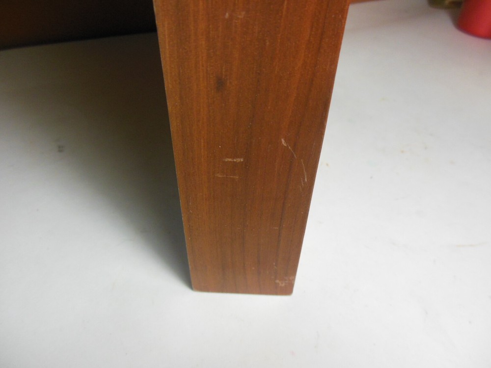 Vintage Airguide Solid Mahogany Clock Barometer Thermometer Humidity Mid Century