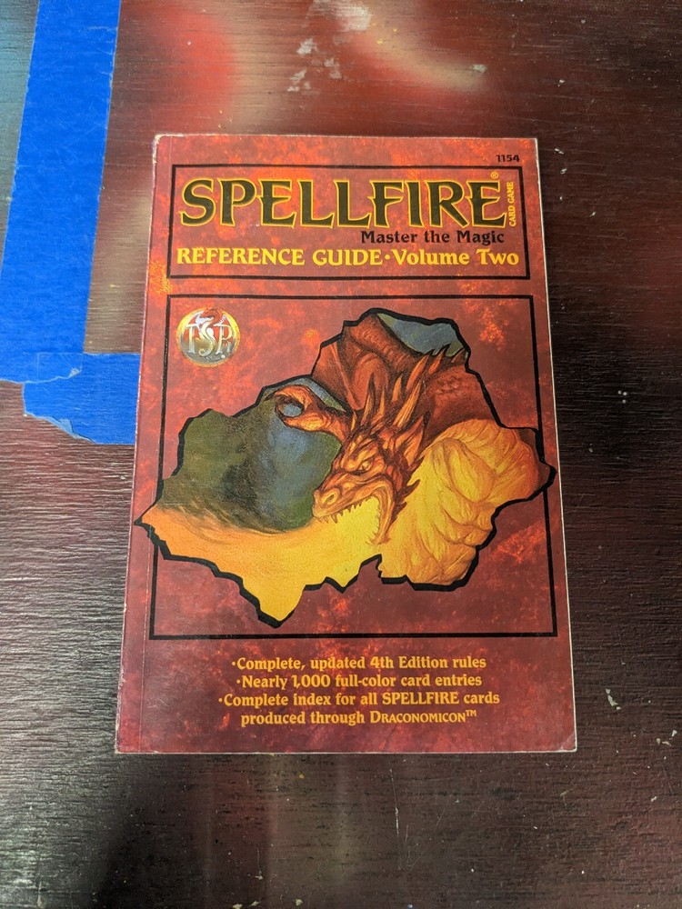 SpellFire Master The Magic Reference Guide Volume 2 Two TSR 1154