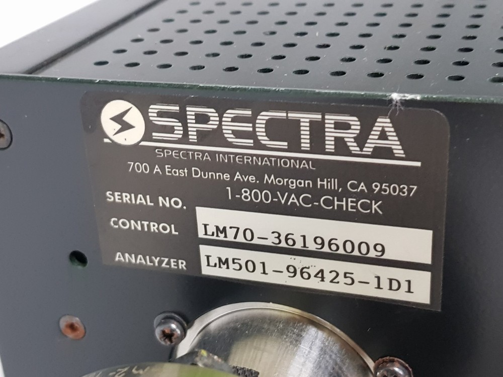 Spectra Microvision Plus LM501-96425-1D1 Analyzer