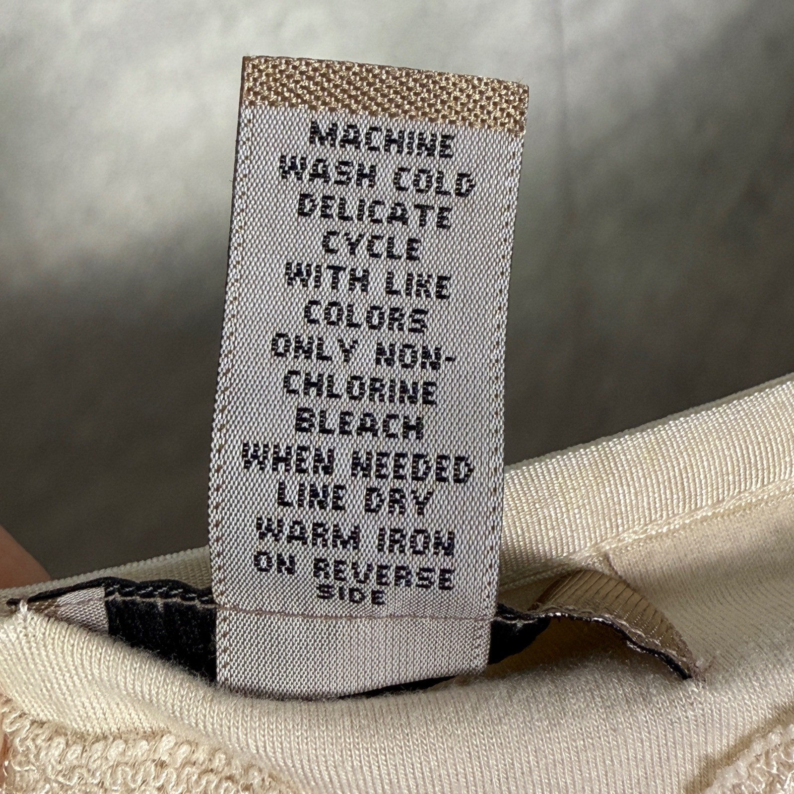 Vtg Y2K i.e. cami top Woman's Sz 1X Lace Trim Cream Layering Fairy Cottagecore