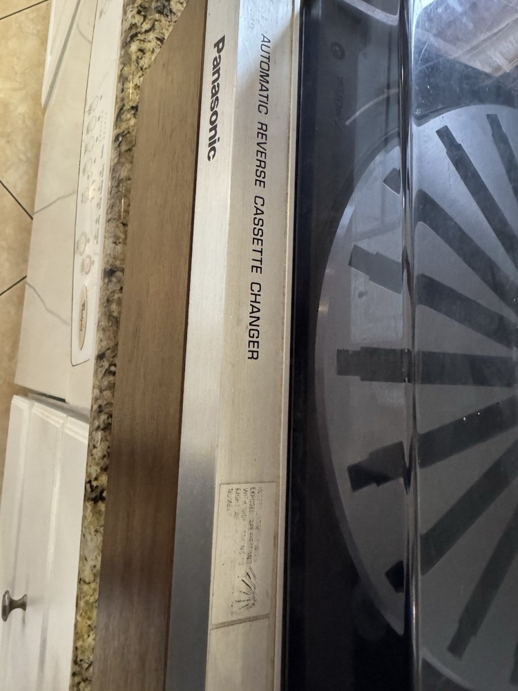 Panasonic Automatic Reverse Cassette Changer Vintage Cassette Deck