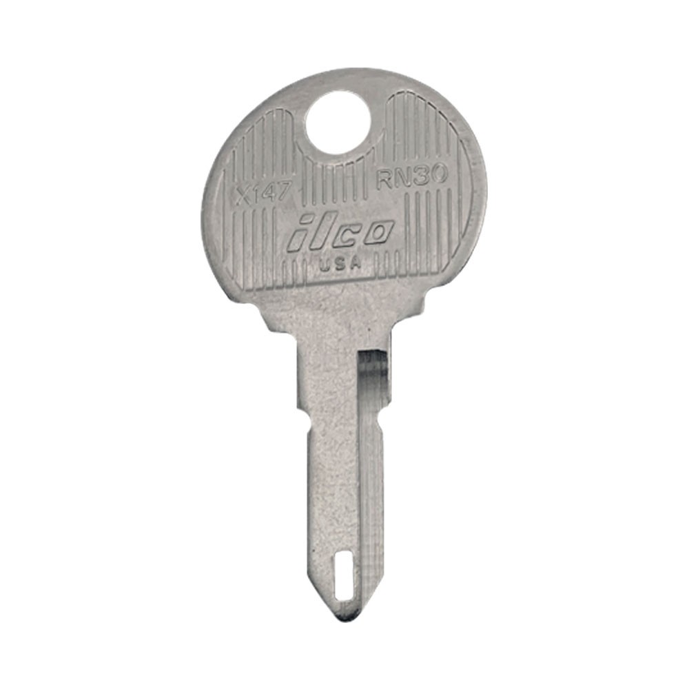 RN30 / X147  Key Blank  Nickel
