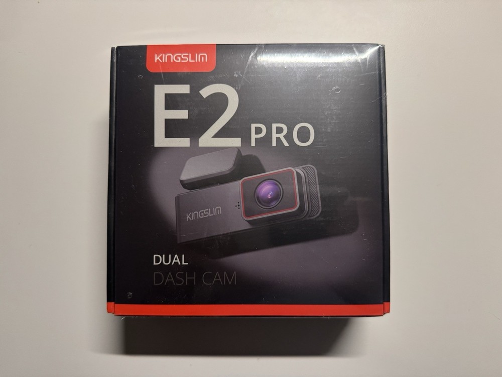 King Slim E2 Dual Dashcam With 64GB SD Card