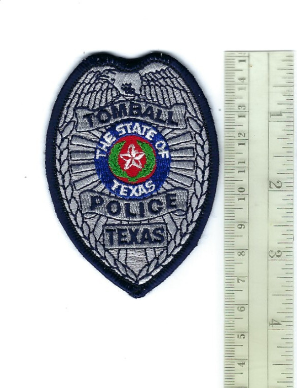 Tomball (Harris County) TX Texas Police patch - NEW!