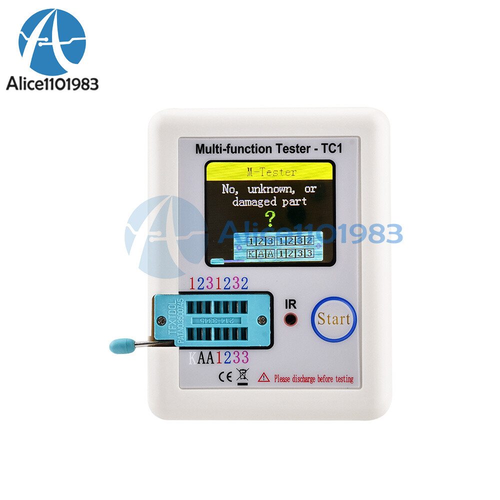 1/2/5PCS Transistor Tester TFT Diode Triode Capacitance Meter LCR-T6/TC1 MOSFET