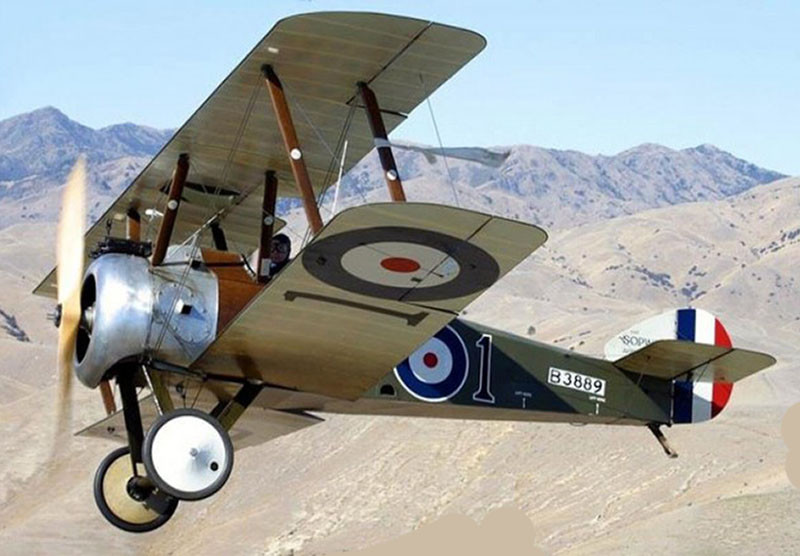 Model Airplane Plans (FF): KeilKraft SOPWITH CAMEL 16" Rubber-Powered