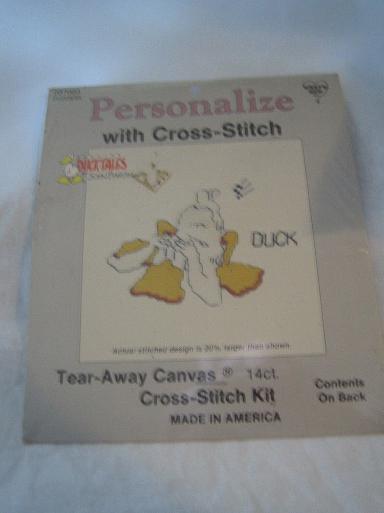 Cross Stitch Kit  - Duck Tales - Designed by John Baron - Pattern - DUCK