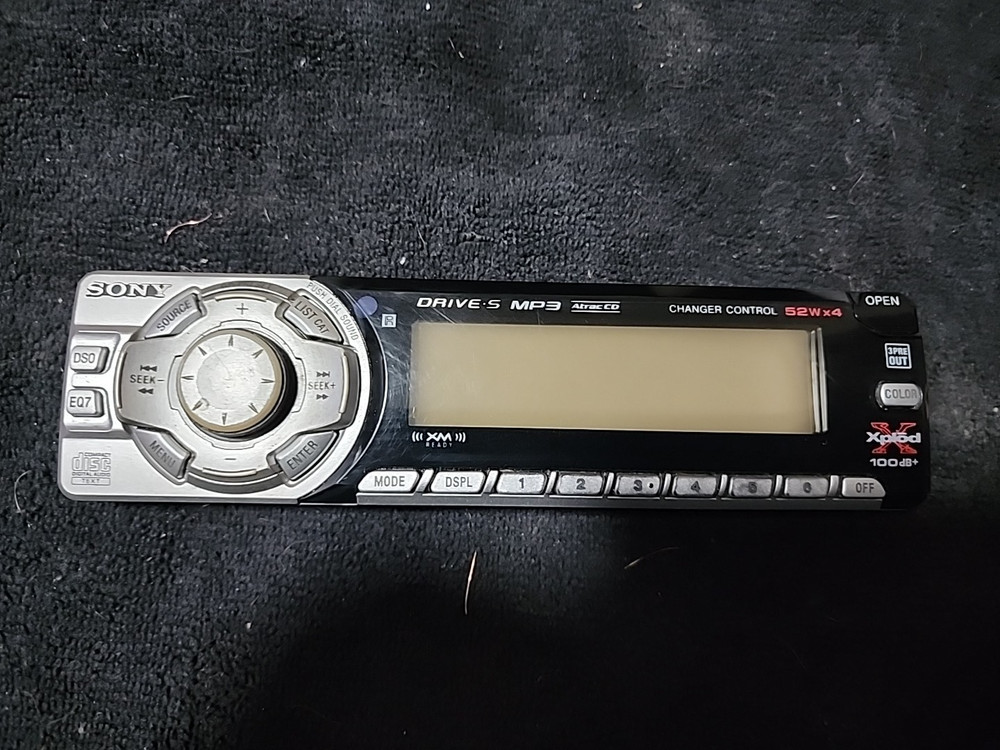 SONY CDX F5710 FACEPLATE ONLY TESTED
