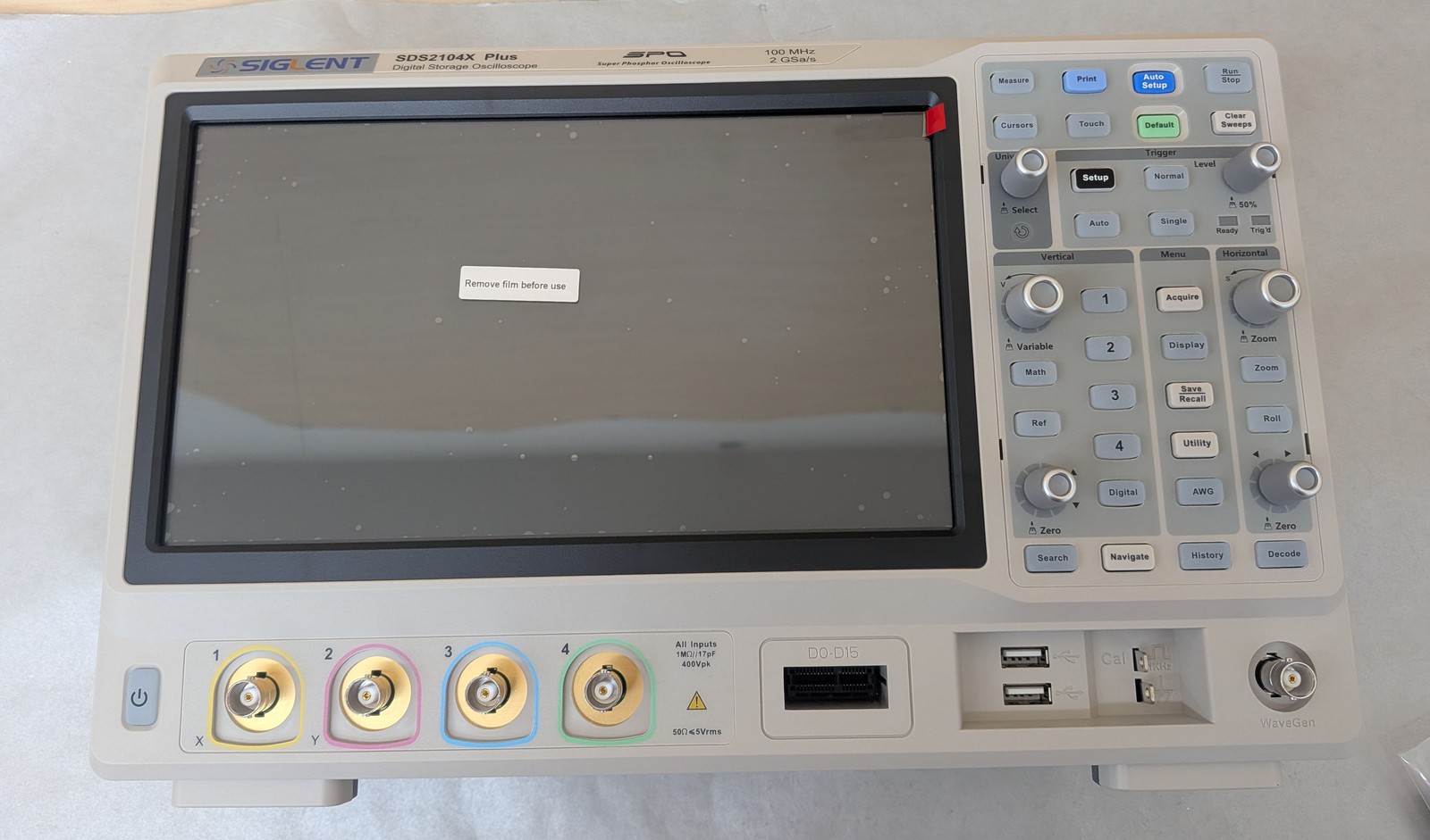 Siglent SDS2104X Plus Digital Storage Oscilloscope - 4CH, 100MHz