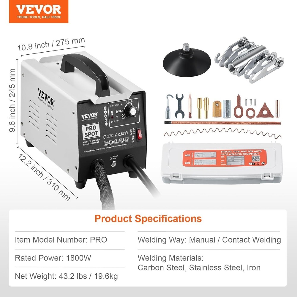 Vehicle Panel Spot Puller Dent Spotter Spot Dent Puller,Stud Welder Dent Repair