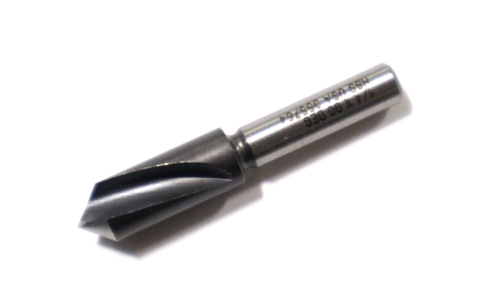 1 pc, TITAN, 1/4" SINGLE FLUTE,  90° COUNTERSINK     CD51523