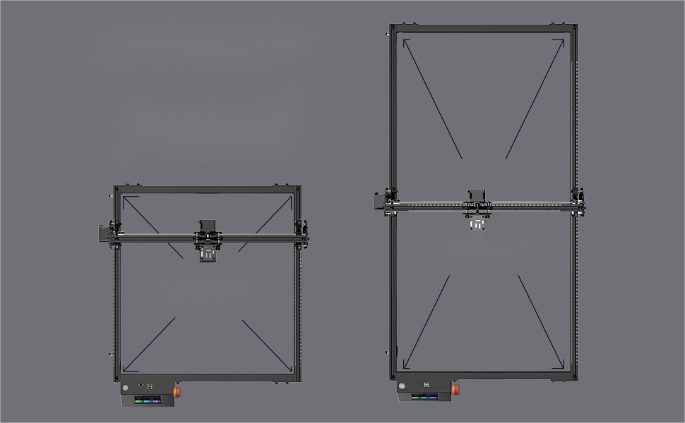 Longer Laser Engraver 60W Laser Cutter 400*400MM High Precision Laser Engrave