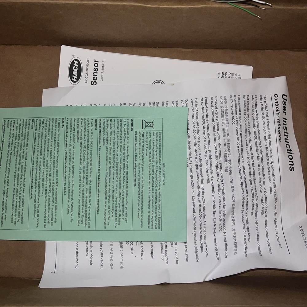 Hach 9181500 PHD pH Differential Sensor qty available!