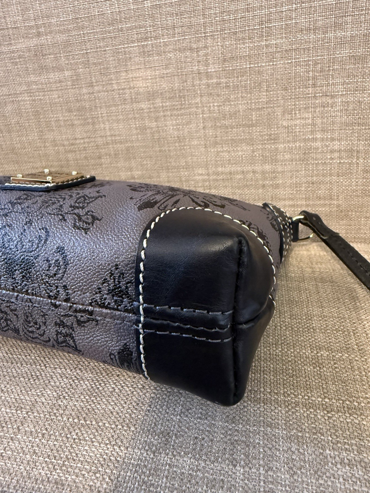 Dooney & Bourke Disney Haunted Mansion Wallpaper Crossbody Pouchette Purse Rare