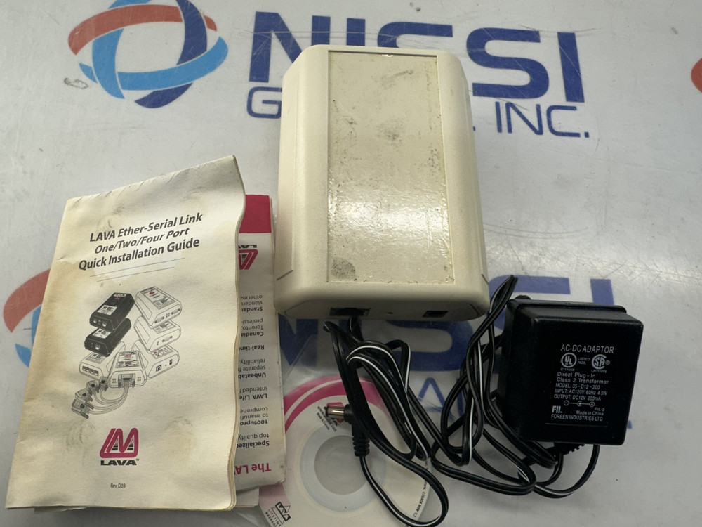 LAVA RS-232 DUAL SERIAL CONTROLLER ETHER-SERIAL LINK