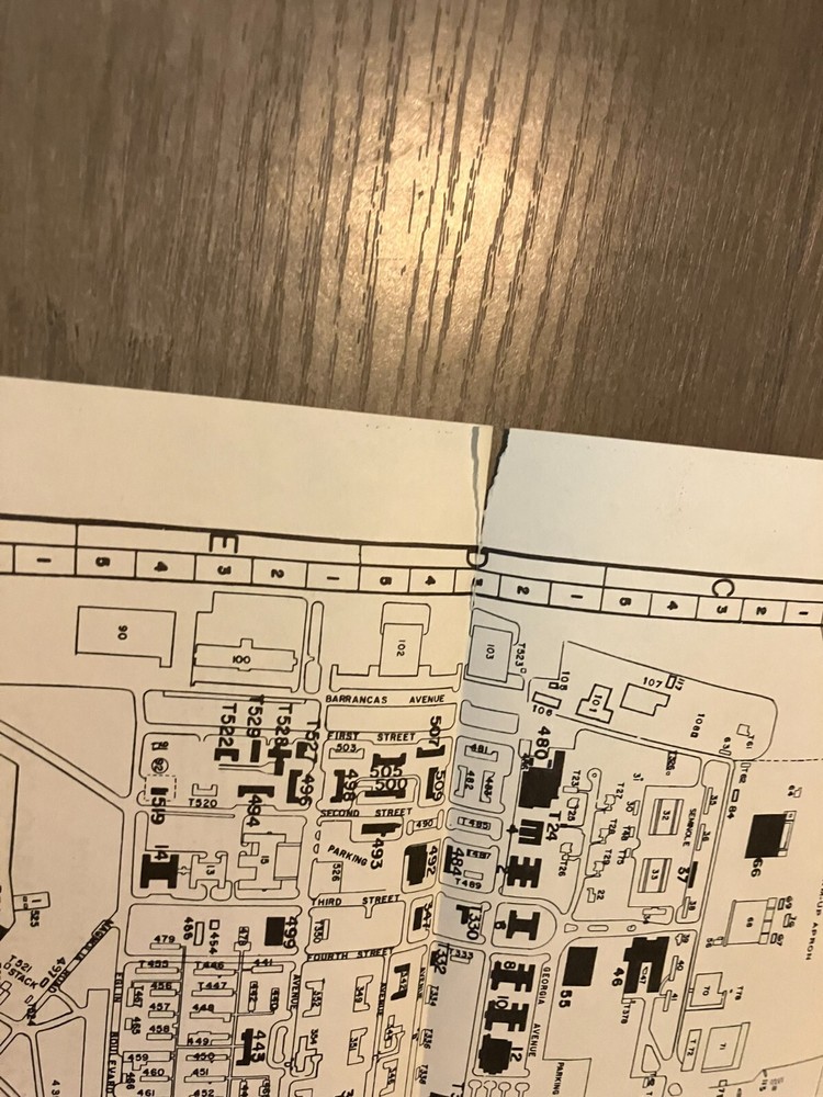 Eglin Air Force Base Florida Map 1964