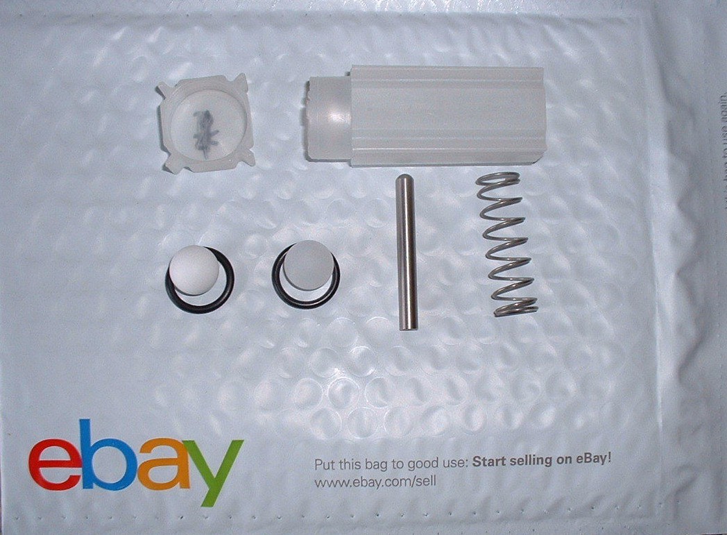 INGERSOLL RAND 285B THROTTLE VALVES (2) +T.V. SPRING+T.V. PLUNGER+BUSHING O'RING