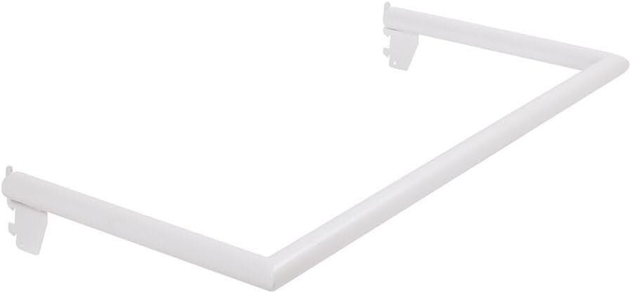 White Pipe U-Shaped Hangrail For Pipe Outrigger Pipe Line Retail Display