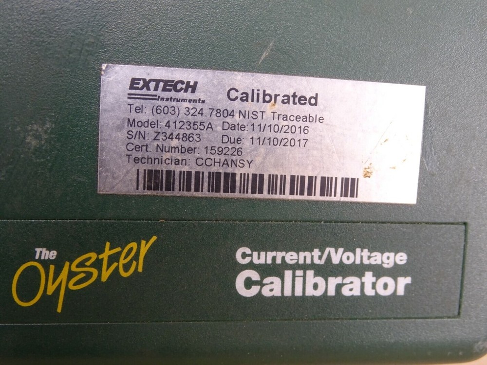 Extech The Oyster Series Current & Voltage Calibrator/Meter , 412355A