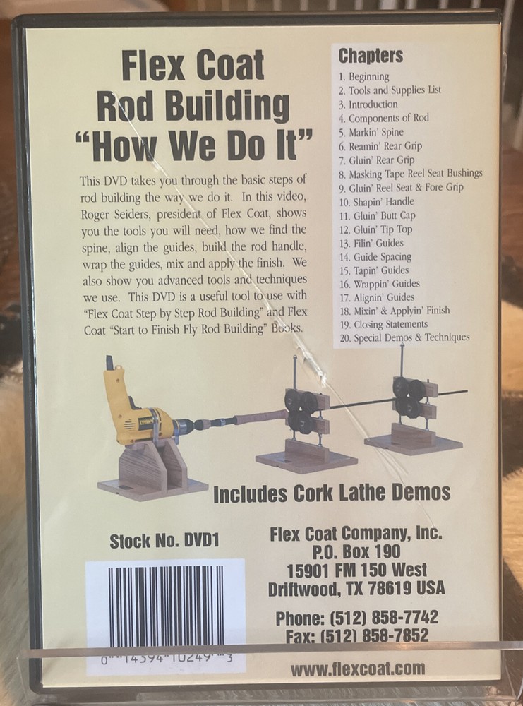 Flex Coat Instructional Rod Building "How We Do It" (DVD)