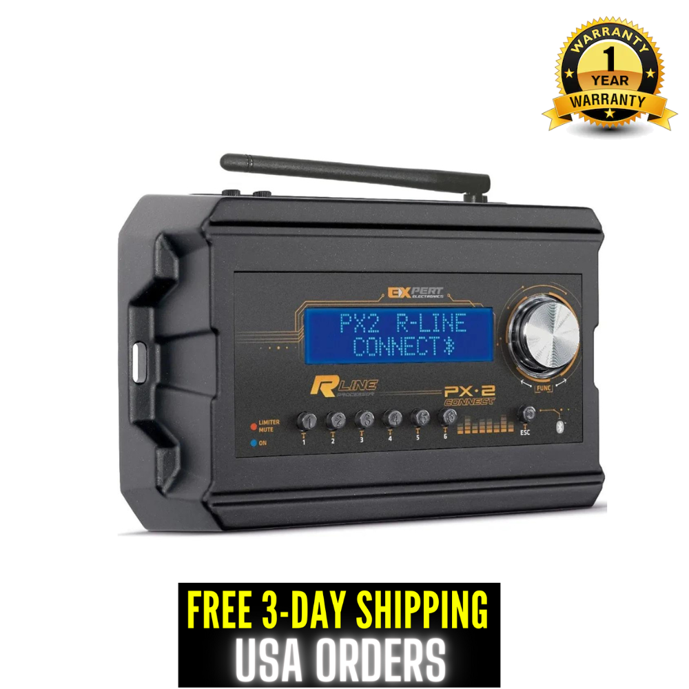 Expert Px-2 Connect Bluetooth Digital Audio Processor Banda Car Equalizer EQ