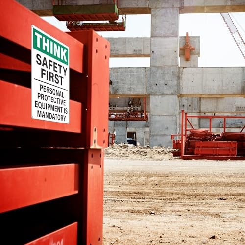 Safety First Workplace Sign | Personal Protective Equipment Required Workplace