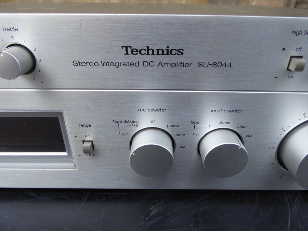 Technics Stereo Integrated DC Amplifier SU-8044 Hifi Separates Phono Stage