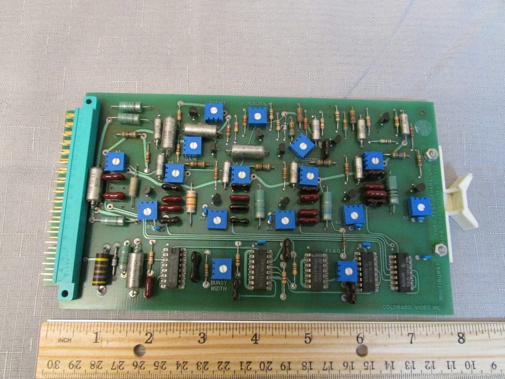 Colorado Video Multiburst Test Generator Circuit Board From 615B