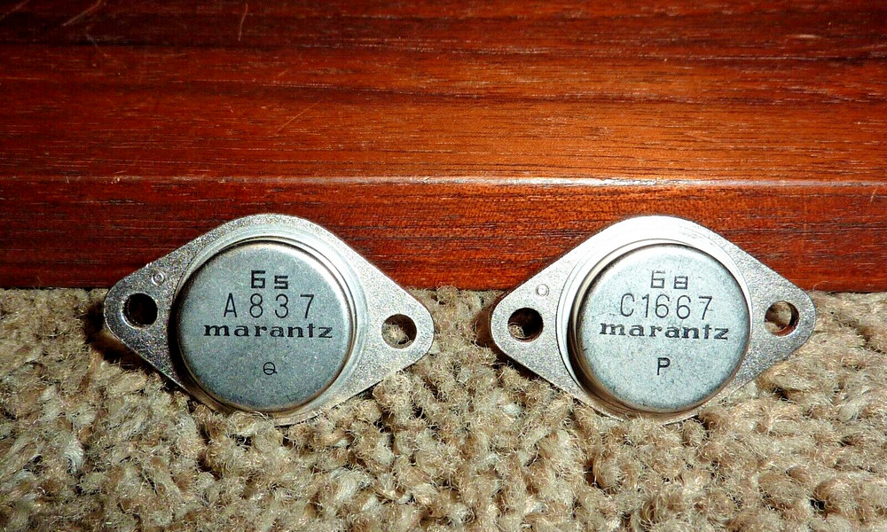 OEM Marantz A837 & C1667 Transistor Pair NOS