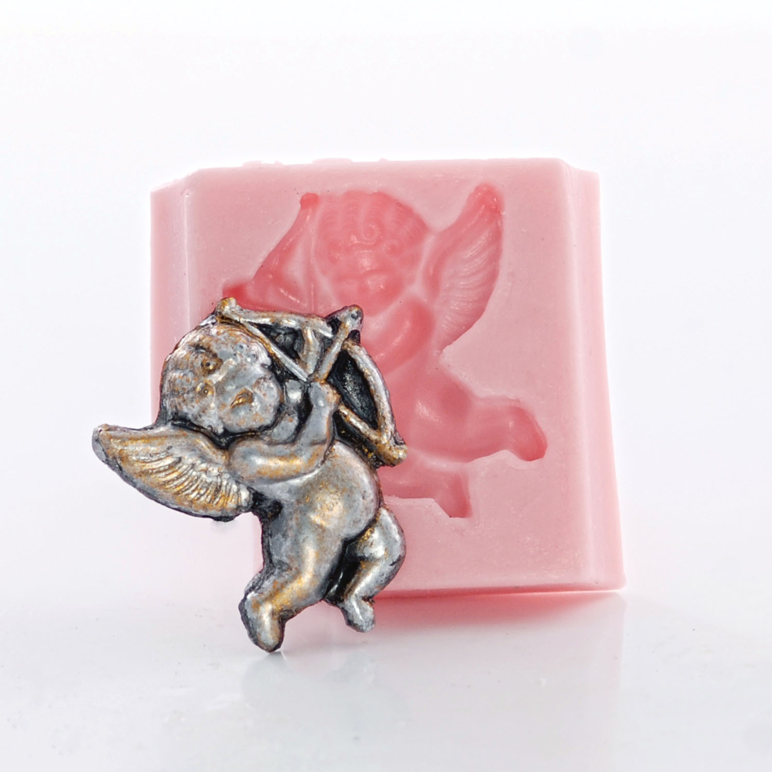 Silicone Cupid Mold Flexible Easy to Use Food Safe Jewelry Craft Wax Mold (537)
