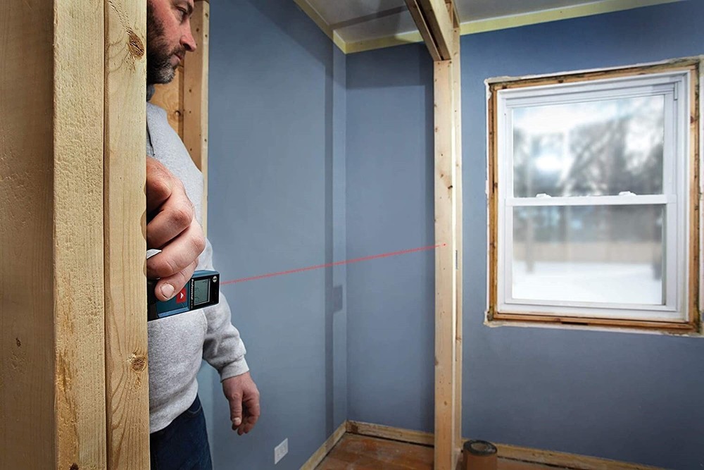 Medidor De Distancia Laser Para Arquitectos Obras Construccion Edificio Fabrica