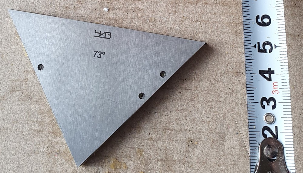 1 pcs PRECISION ANGLE GAUGE BLOCK 73°