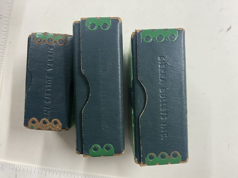 Three Empty Sierra Bullet Boxes 6mm 22 Caliber