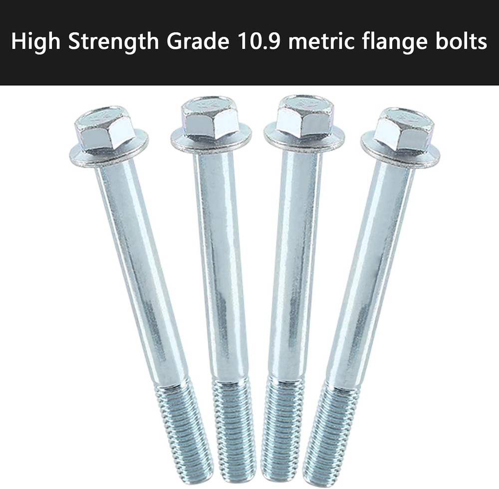 12pc M10-1.5 Flange Bolt Kit - Performance for LS Engine Builds