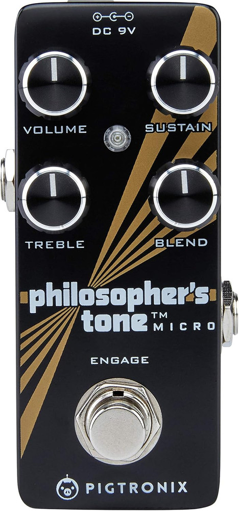 Guitar Compression Effects Pedal, Black (PTM)