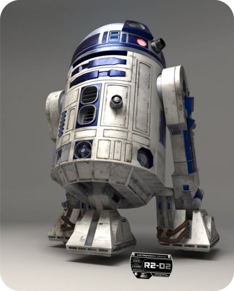 CUSTOM R2-D2 SPECIFICATIONS DATA PLATE PROP STAR WARS DROID SERIAL