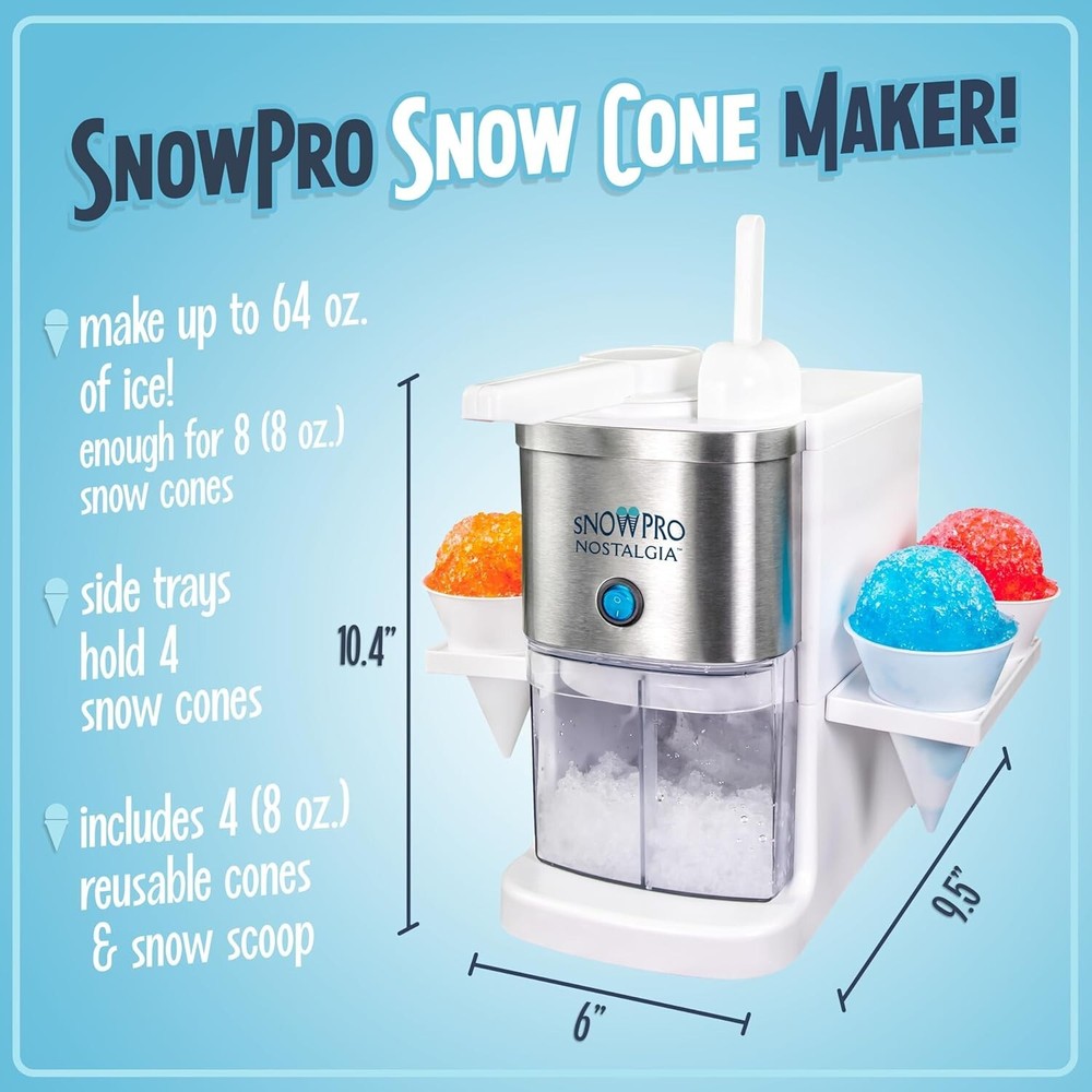 High-Quality Shaved Ice Machine - Create Refreshing Snow Cones Effortlessly