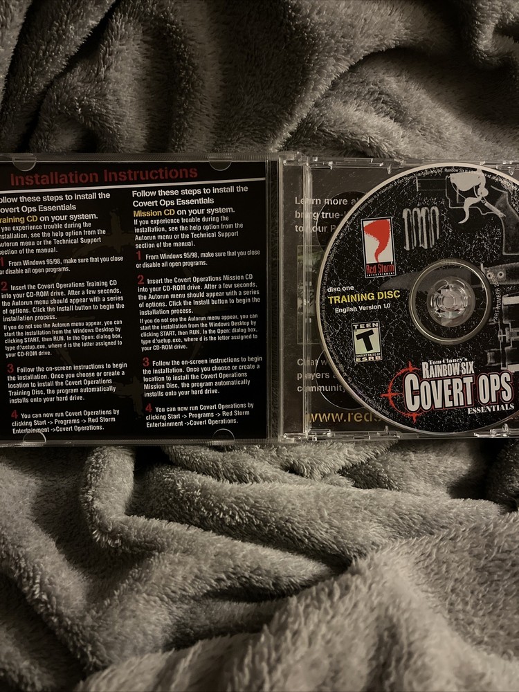 Tom Clancy's Rainbow Six: Covert Ops Essentials (2000) PC GAME. SEE DESCRIPTION