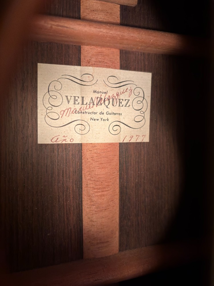 1977 Manuel Velasquez Classical Guitar