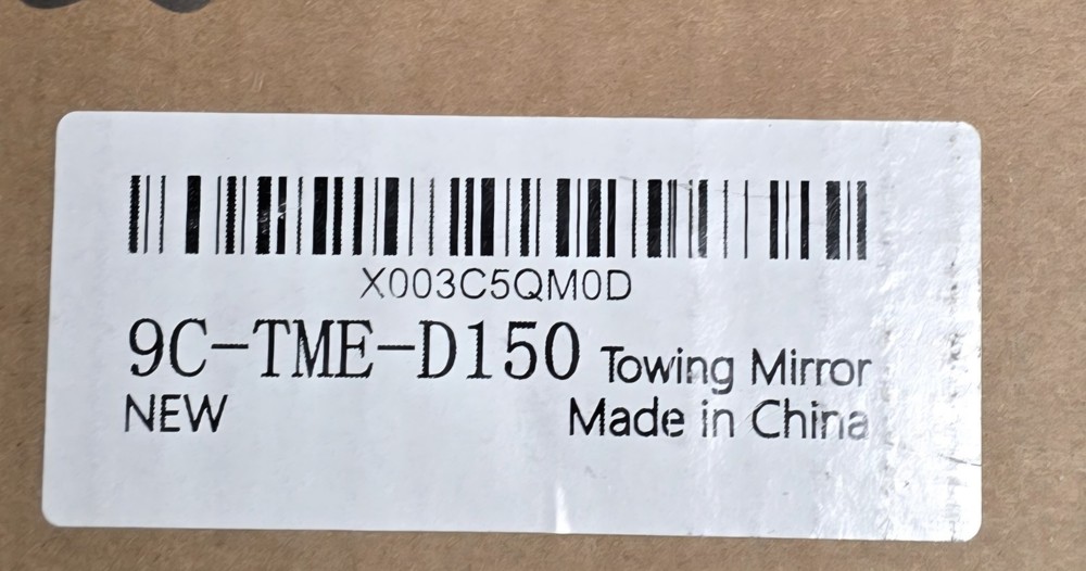 Universal Clip-On Towing Mirrors (Pair) Dual Lens Adjustable Strap Trailer RV...