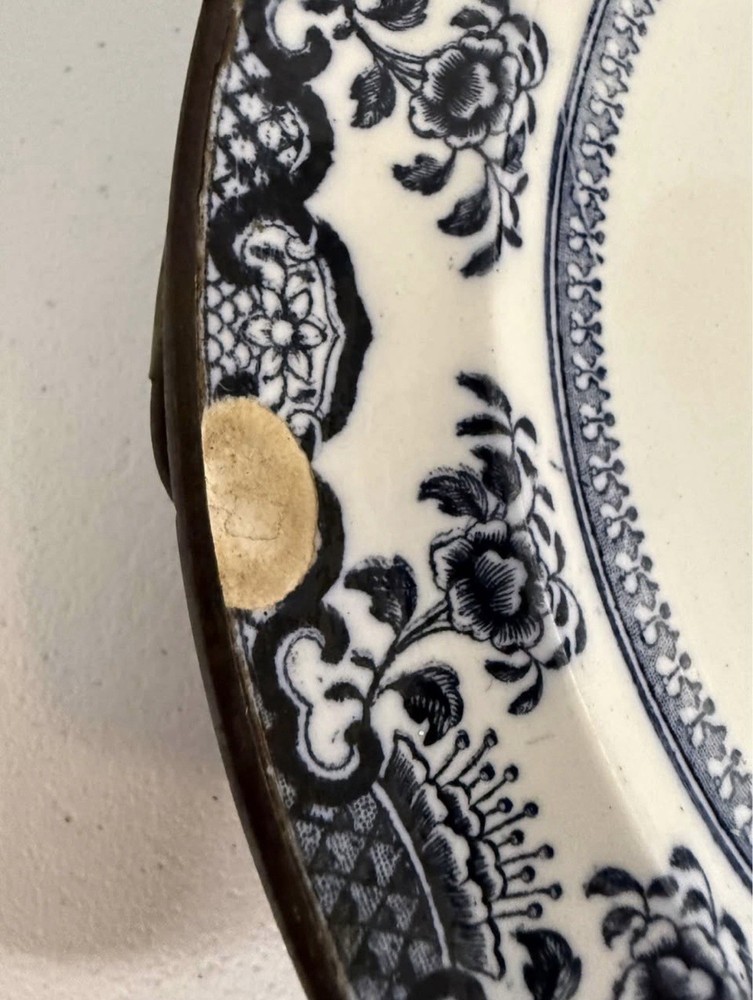 Antique Ceramic Warming Plate