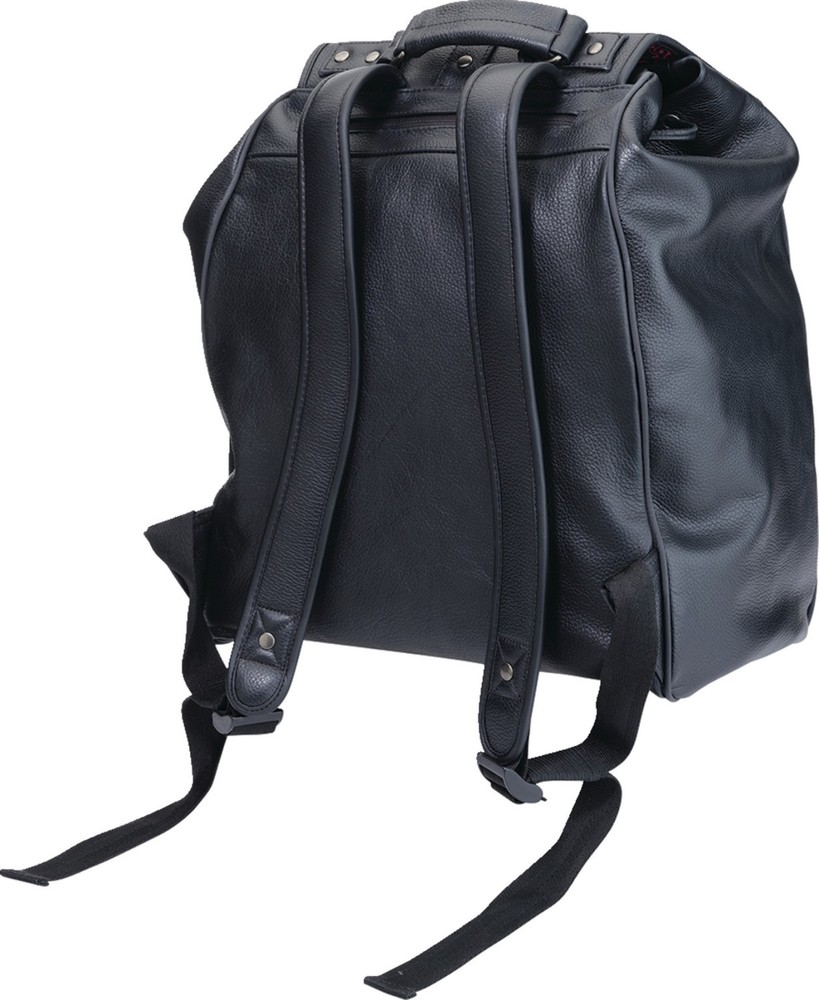 Z1R Leather Backpack Black