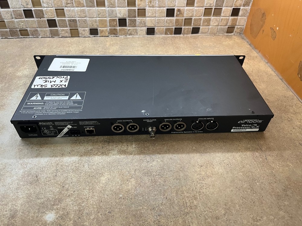 Airtools Symetrix 2X Mic Processor Dual Digital Voice Amplifier