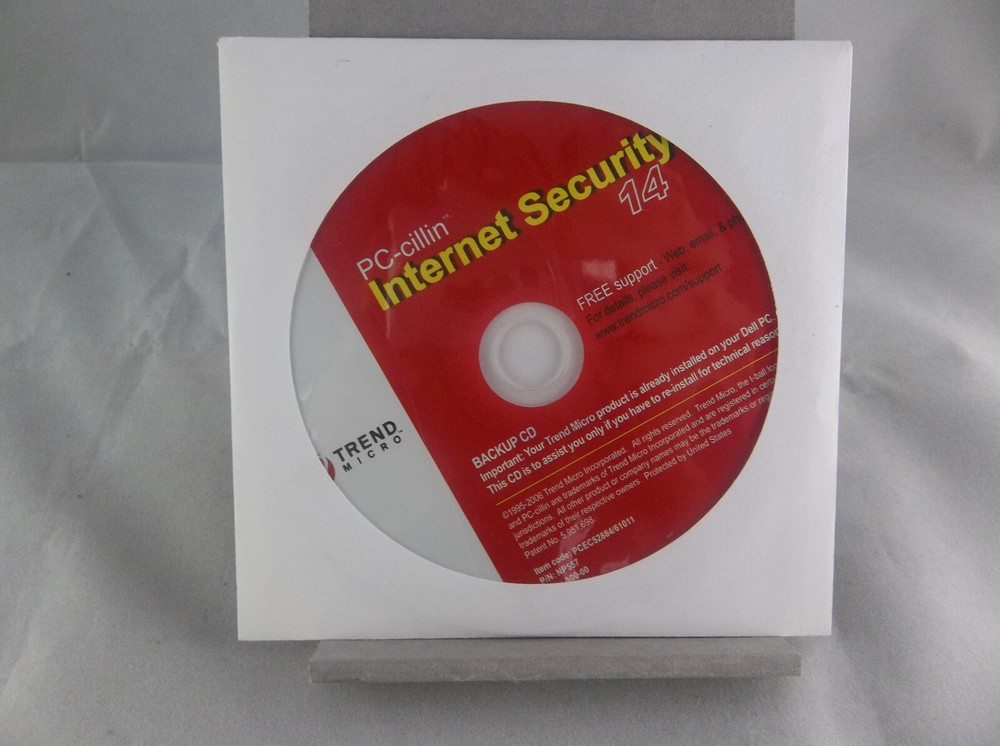 Trend Micro PC-cillin Internet Security 14 Backup CD Software Disc 0UP819