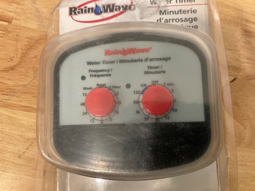 Rain Wave Electronic Water Timer Two Dial Frequency Time RW-93101