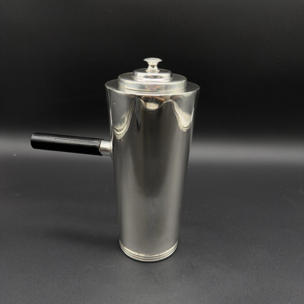 Restoration Hardware Silver Plated Gentleman's Coffee Server Bakelite Handle